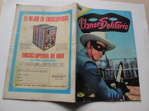 El Llanero Solitario # 206  Edit. Novaro  1970