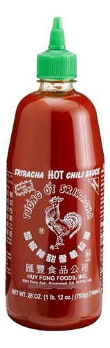 Salsa Sriracha Tapa Verde 740ml Huy Fong 793g
