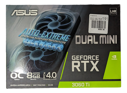 Tarjeta De Video Geforce Rtx 3060 Ti Oc Edition 8gb