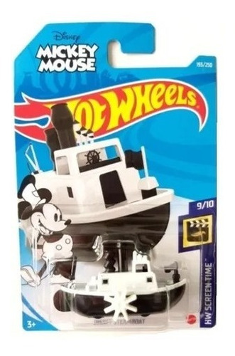 Hot Wheels Mickey Mouse - Disney Steamboat Hw Screen Time 