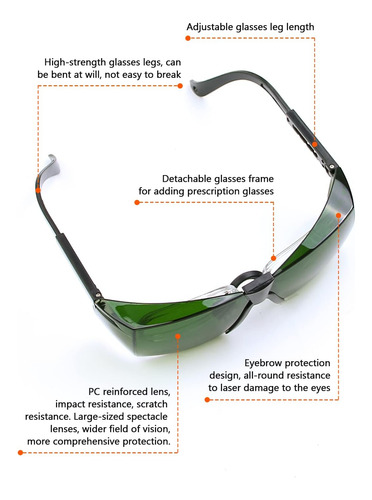 Gafas Protectoras Laser Ipl 200nm-2000nm Y Cosmeticos De ...