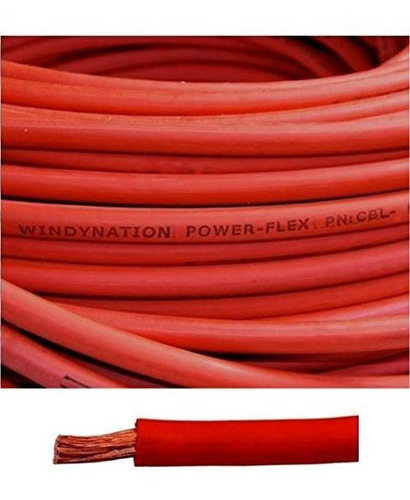 6 Calibre 6 Awg 20 Pies Bateria De Soldadura Roja Cable De C