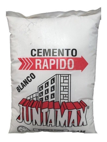 Cemento Rápido Gris X 1 Kg Juntamax Reparaciones Rajaduras