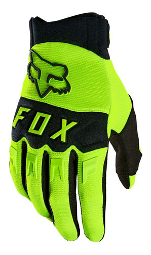 Guantes Fox Dirtpaw Amarillo Fluo/ Negro Motocross Enduro