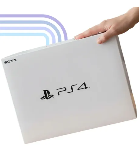 Caixa Branca Para Ps4 Vazia Compatível Para Proteção Cuidado