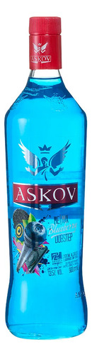 Askov Vodka Remix Com Blueberry Garrafa 900ml Azul