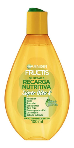 Super Oleo 8 Garnier Fructis Oil Repair 3 Recarga Nutritiva