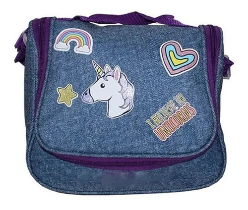 Imagem 10 de 10 de Mochila Escolar Menina Lancheira Estojo Unicórnio I Believe