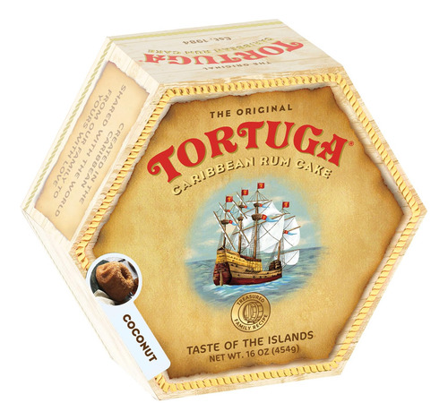 Pastel De Ron De Coco Caribeño 450 G Regalo Gourmet