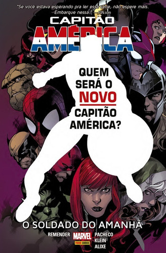 Capitão América: O Soldado do Amanhã: Nova Marvel Deluxe, de Remender, Rick. Editora Panini Brasil LTDA, capa dura em português, 2022