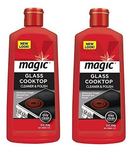 Magic Glass Cooktop Cleaner &crema Polaco 16 fl Onzas 