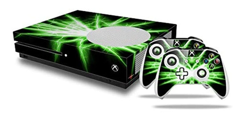Lightning Green Decal Style Skin Set Se Adapta A Xbox One S