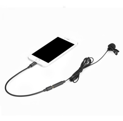Microfone Boya BY-M2 condensador omnidirecional preto