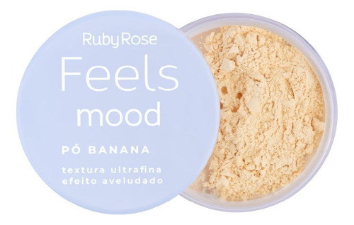 Polvo Volátil Banana Textura Ultrafina Feels Mood Ruby Rose