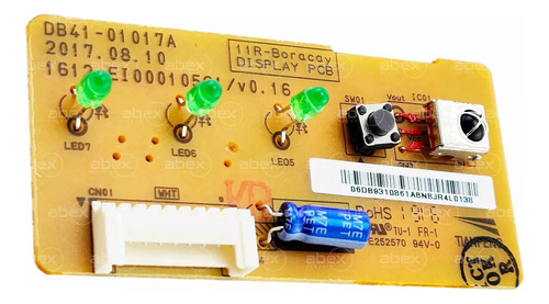 Placa Receptora Para Ar Condicionado Samsung Digital Inverter Db93-10861d Ar12hsspasn