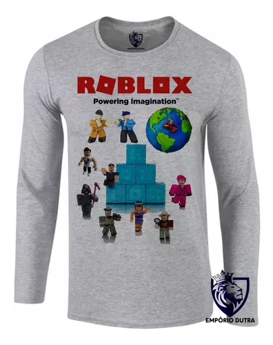 Camiseta Roblox Infantil Juvenil Camisa Game Jogo Skins