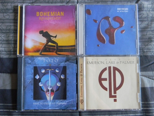 Lote 3 Cd Dvd Pop-rock Queen, Toto, Rush, Jethro Tull, Eagle (Usado)