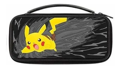 Estuche De Viaje Pdp Pikachu Escala De Grises Nintendo Swith