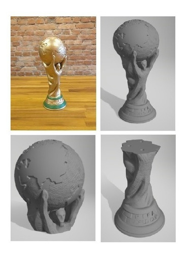 Taça Copa Do Mundo - Arquivos Stl Para Impressora 3d