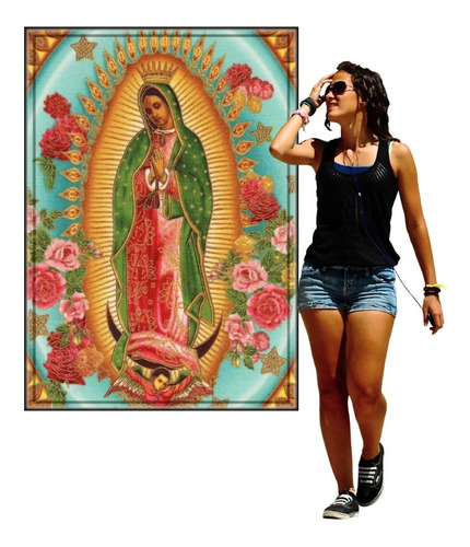 Poster Mexicana Decor 90cmx125cm Nossa Sra De Guadalupe