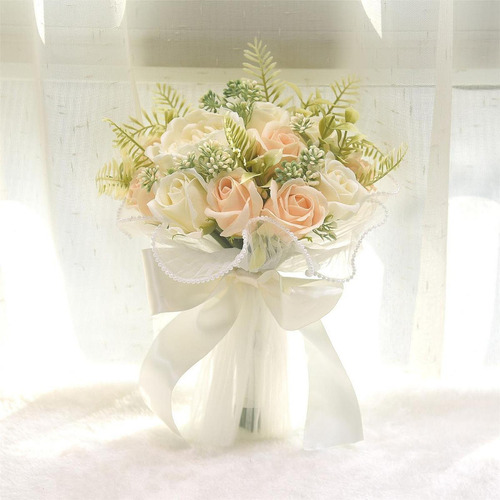 Bouquets De Jabón De Boda Para La Novia Rosa Color B