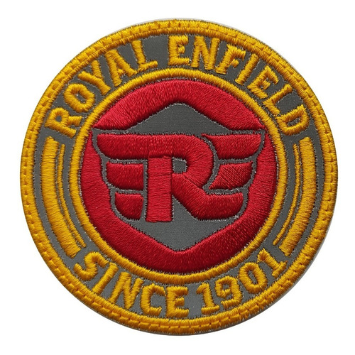 Parche Bordado Royal Enfield Since 1901 Royal Reflectivo