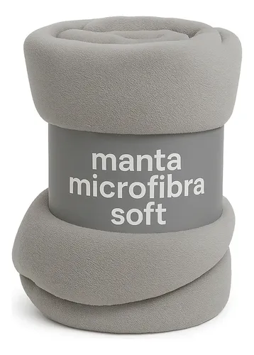 Manta Soft Solteiro Microfibra Antialérgica