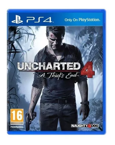 Uncharted 4 A Thief's End Mídia Física Português BR