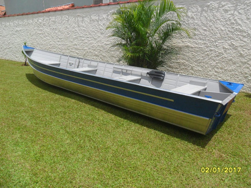 Barco Aluminio 6mts Borda Alta Ok...super Reforçado.