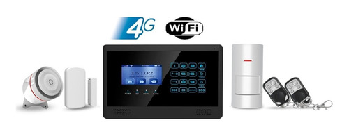 Imagen 2 de 4 de Alarma Inalambrica Gsm 4g Wifi Wt4bx