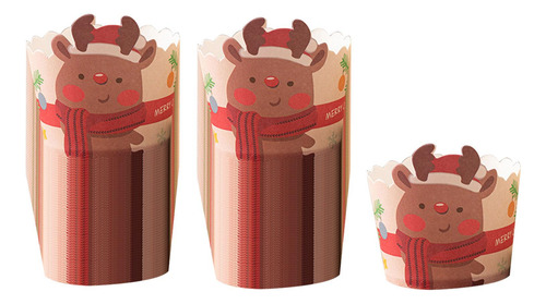 2 X 100x Tazas De Papel Para Hornear Muffins, Alce