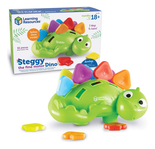 Learning Resources Steggy The Fine Motor Dino - 11 Piezas, .