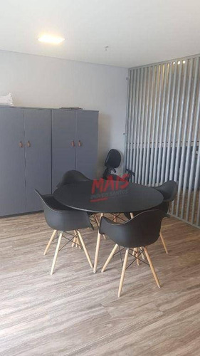 Imagem 4 de 8 de Sala Para Alugar, 94 M² Por R$ 5.000,00/mês - Centro - Santos/sp - Sa0064