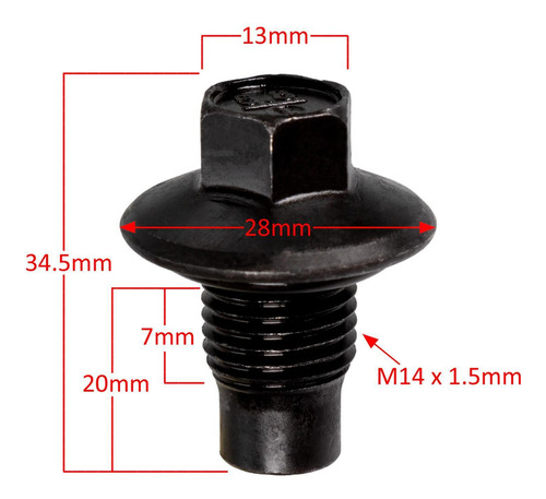 Tornillo Aceite Carter Mercury Mariner Hybrid 2007 2.3l