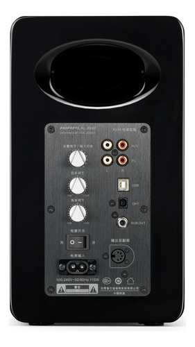 Monitores de estudio Edifier Airpulse A100 127V 100W color negro