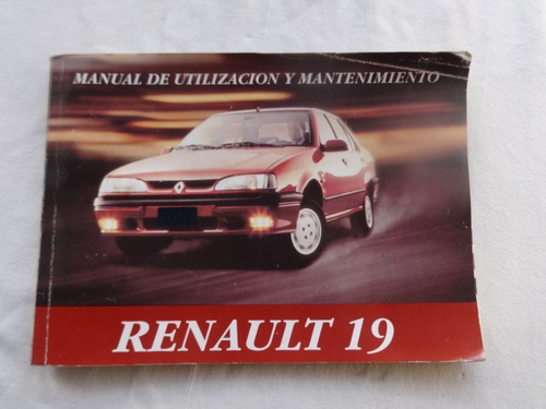 Manual Instrucciones R19 Renault 19 Rn Rti 1994 Guantera