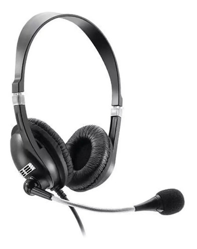 Fone Ouvido Headset Com Microfone Premium Acoustic Preto