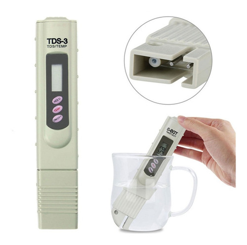 Medidor Digital De Pureza Del Agua Tds 3 Solidos Totales Dis