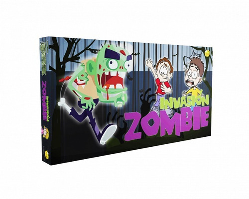 Juego De Mesa Invasión Zombie Tablero Recorrido Infantil