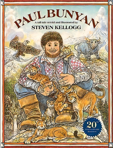 Paul Bunyan, De Steven Kellogg. Editorial Harpercollins Publishers Inc, Tapa Blanda En Inglés