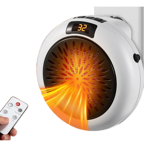 Calentador Eléctrico Portátil Con Control Remoto