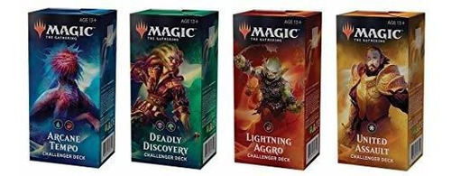 Magic The Gathering Mtg 2019 Challenger Juego De Las 4 Cubie