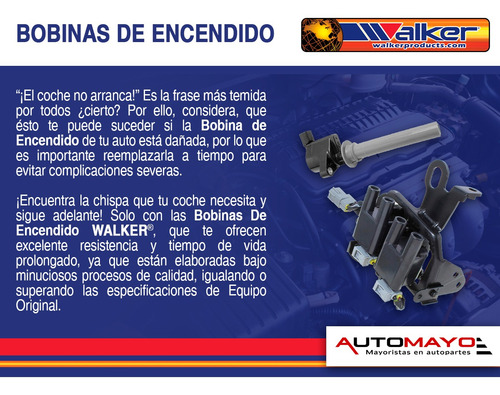 Combo 8 Bobinas Walker Sc430 V8 4.3l Lexus 02-10