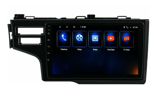 Central Multimidia Honda Fit 2015 Ate 2020 Android 11 9p Cam