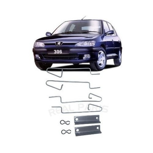 Kit Trava Pastilha Traseira Peugeot 206 207 306 Xsara