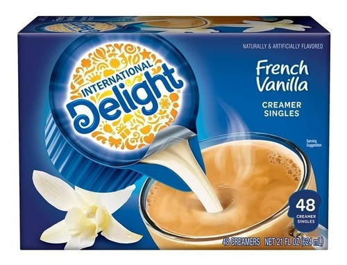 Delight Vainilla Francesa (48 Creamer Singles) Importado