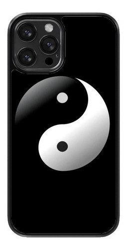 Funda Para Celular Yin Yang Blanco Y Negro Fondo Moda