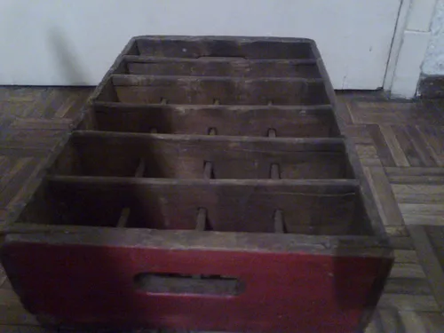 Antiguo Casillero De Madera De Bidu, 24 Botellas, De Los 50 (Usado)
