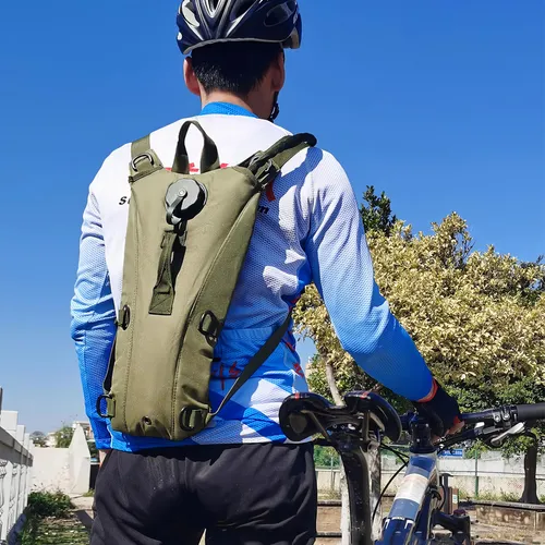 Mochila Camelbak De Hidratación Con Depósito 3l Camo Verde G