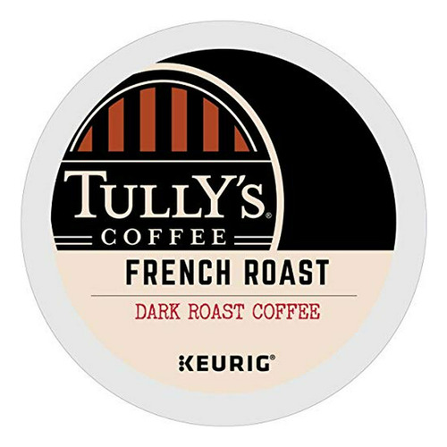 Café Tully's, French Roast, Cápsulas Keurig K-cup, 96 Unidad